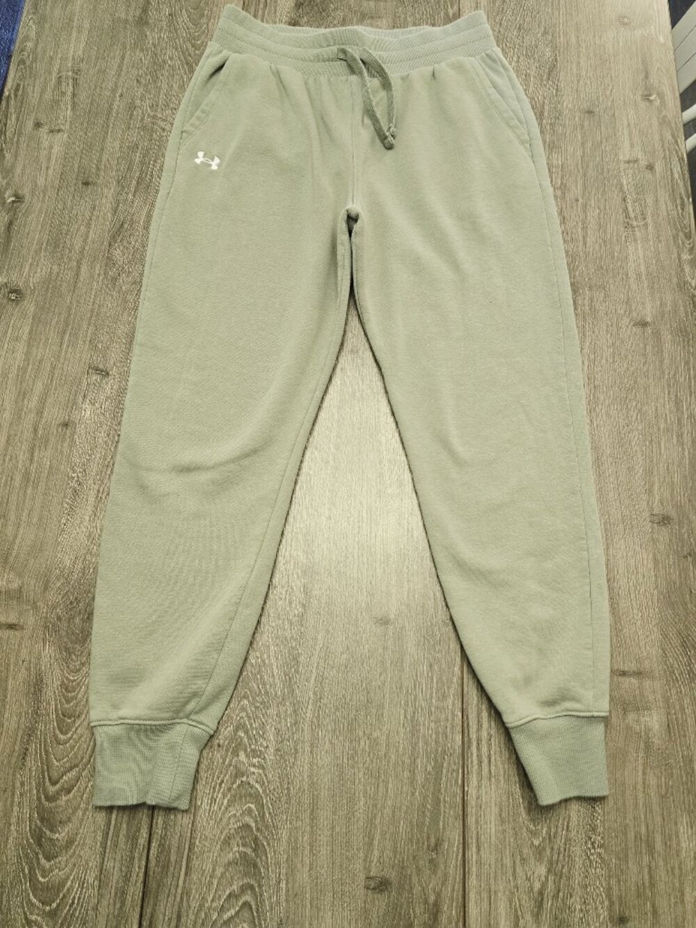 Under Armour womens Sage Green Jogger Sweatpants M Cotton Blend